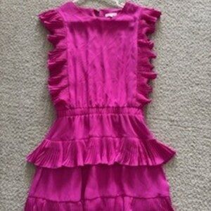 Raspberry colored dress